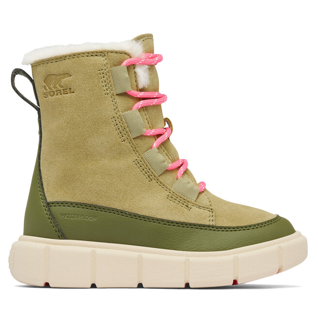 Śniegowce Sorel Explorer™III Lace Wp - Zielony