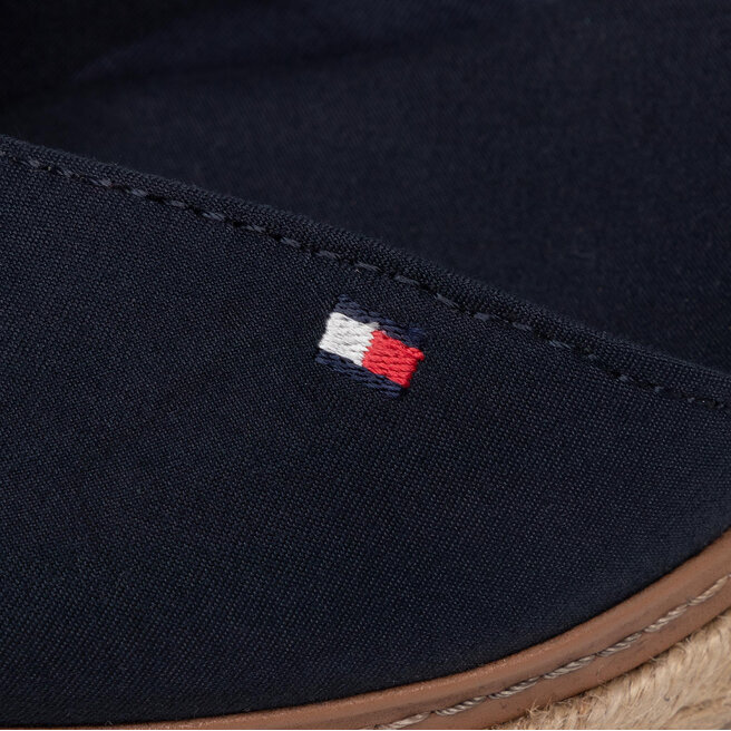 Tommy Hilfiger Espadrilky Tommy Hilfiger Basic Closed Toe Mid Wedge FW0FW04787 Desert Sky DW5