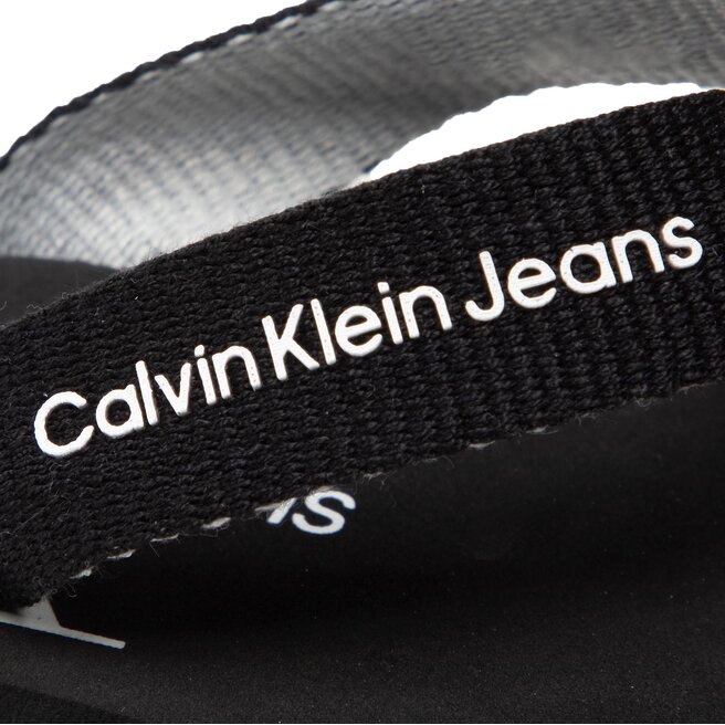 Calvin Klein Jeans Flip-flops Calvin Klein Jeans Logo Print Flip Flop V3B8-80155-0058 M Black 999