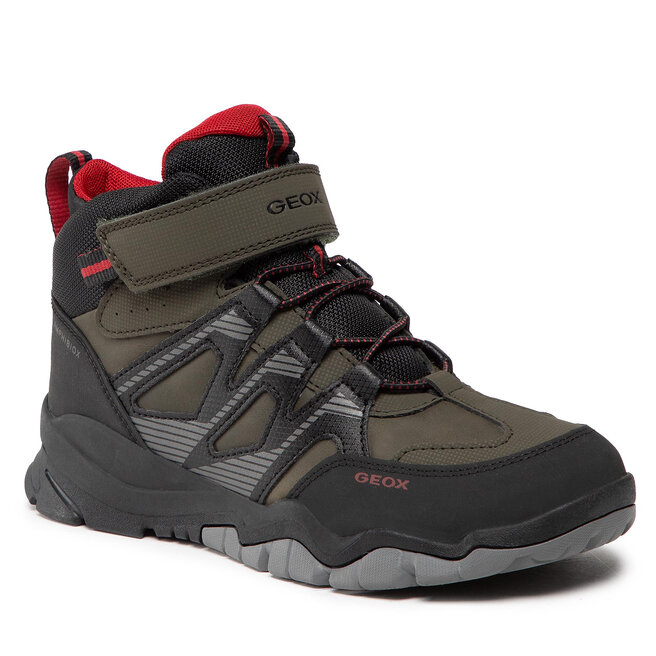 Sneakersy Geox J Montrack B.B Abx C J26HBC 0MEFU C0498 D Khaki - chłopięce