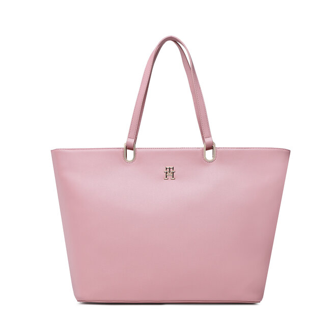 Geantă Tommy Hilfiger Th Yimeless Med Tote AW0AW14478 TQS
