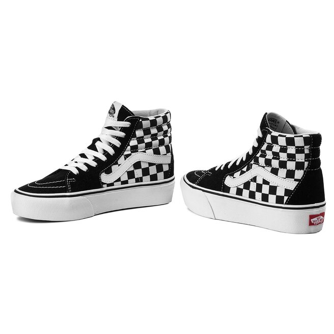 vans sk8 hi platform 2 checkerboard