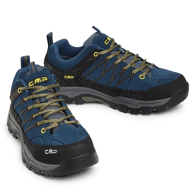 CMP Scarpe da trekking CMP Kids Rigel Low Trekking Shoes Wp 3Q13244J Blue Ink/Yellow 10MF