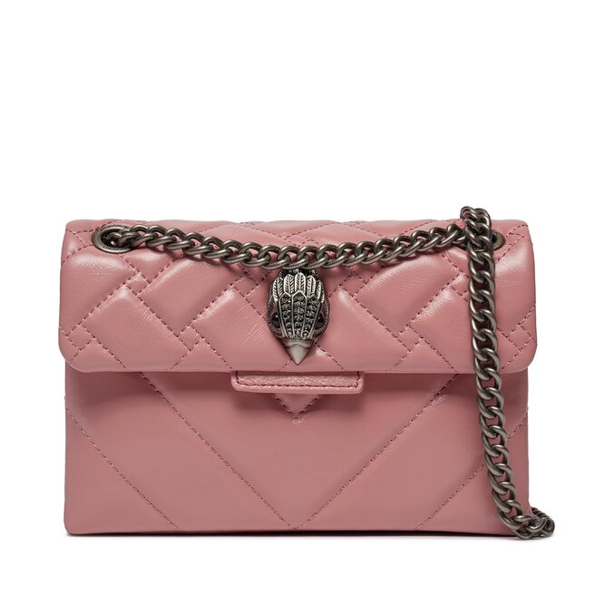 Torebka Kurt Geiger Leather Mini Kensington - Różowy