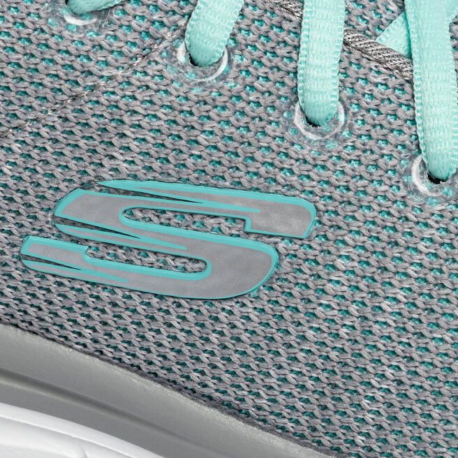 Skechers Pantofi Skechers Twisted Fortune 12614/GYMN Gray/Mint