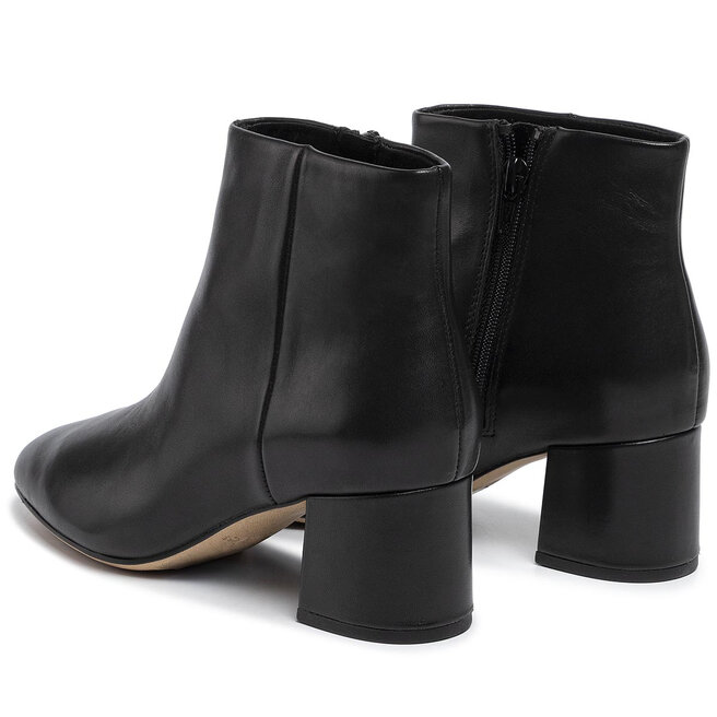 Clarks Bokacsizma Clarks Sheer Flora 261440764 Black Leather