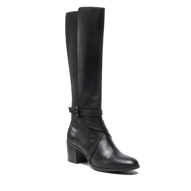 Cizme Geox D New Asheel C D26FSC 00043 C9999 Black