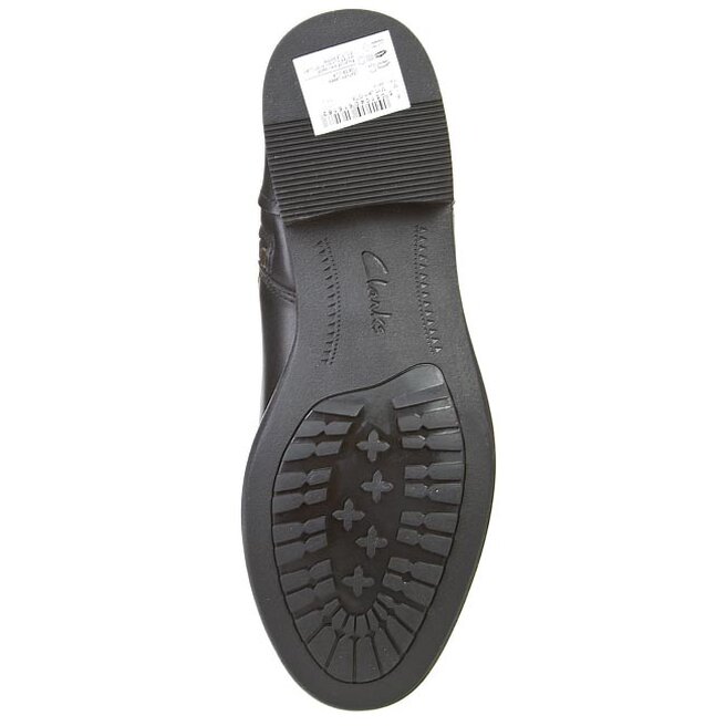 Botki Clarks Mint Jam GTX 261027604 Black Leather eobuwie .pl