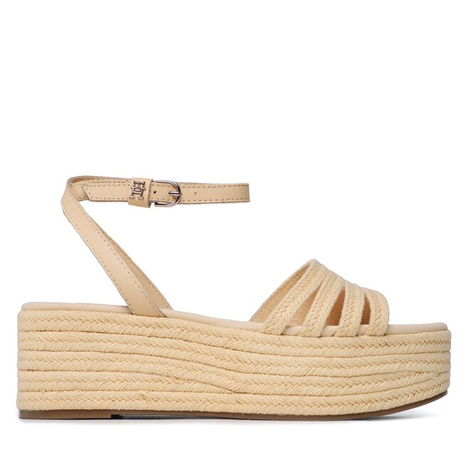 Tommy Hilfiger Espadrilky Tommy Hilfiger Essenital Flatform Sandal FW0FW07161 Spring Peach AAY