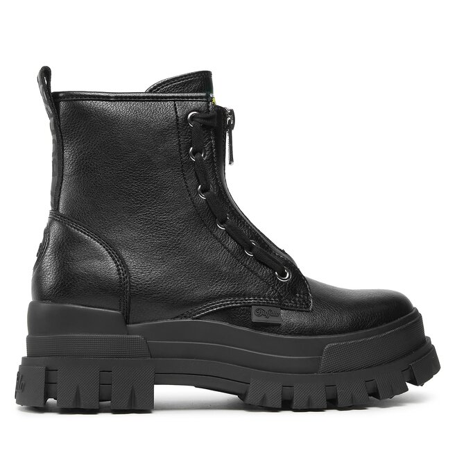 Botki Buffalo Aspha Zip - Czarny