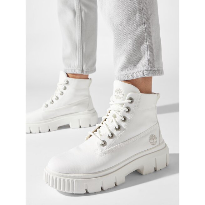 Timberland Trappers Timberland Greyfield Fabric Boot TB0A2JFQL771 White Canvas