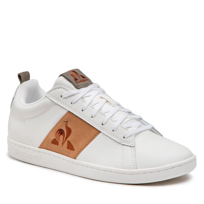 Sneakers Le Coq Sportif Courtclassic Workwear Leather 2220251 Optical White/Marathon 2220251 imagine noua