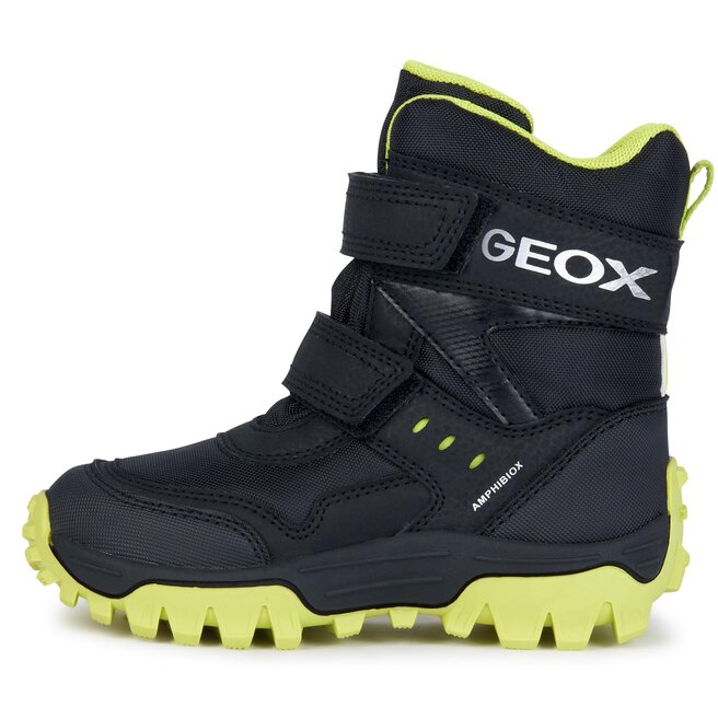 Geox Hótaposó Geox J Himalaya Boy B Abx J36FRC 0FUCE C0802 D Black/Lime