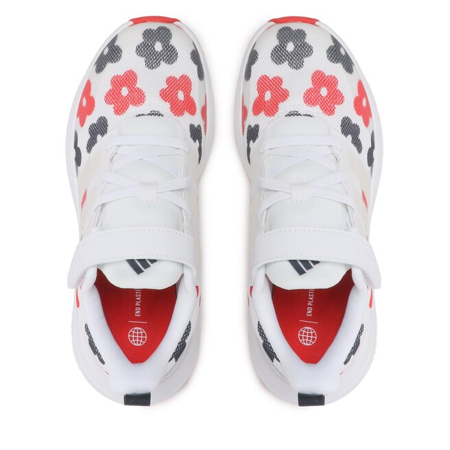 adidas Обувки adidas Fortarun 2.0 Cloudfoam Sport Running Elastic Lace Top Strap Shoes GZ9754 Бял