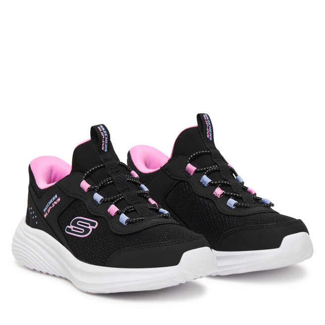 Sneakersy Skechers Slip-Ins: Bounder Pro 303690L/BLK Czarny - dziewczęce
