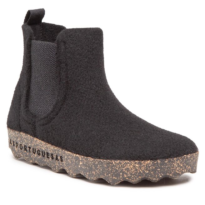 Ghete Jodhpur Asportuguesas Caia P018084010 Black altele-Botine imagine noua