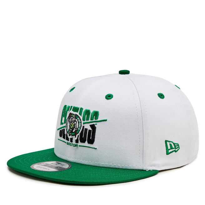 Czapka z daszkiem New Era White Crown 950 Celtics - Biały