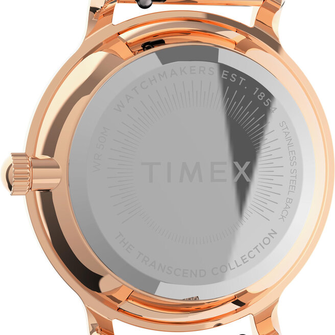 Timex Ceas Timex Transcend TW2U87000 Gold/White
