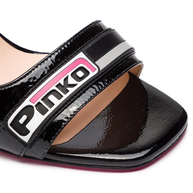 Pinko Rame Sandalo PE 19 BLKS1 1H20L8 Y5AT Black Z99