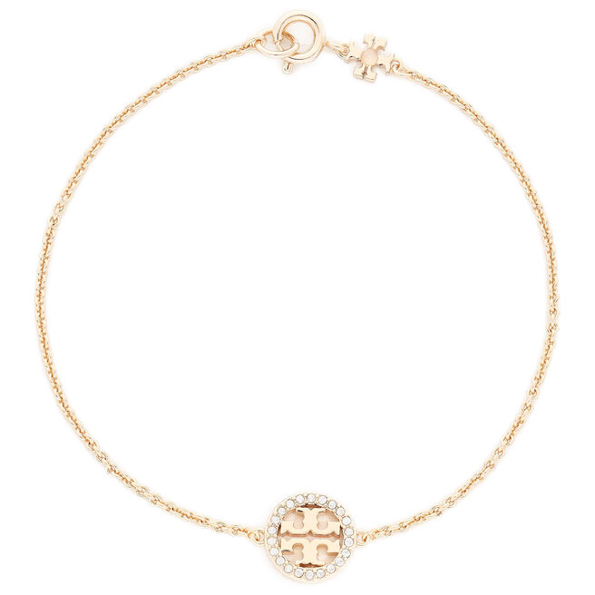 Tory Burch Náramok Tory Burch Miller Pave Chain Bracelet Tory 80997 Gold/Crystal 783