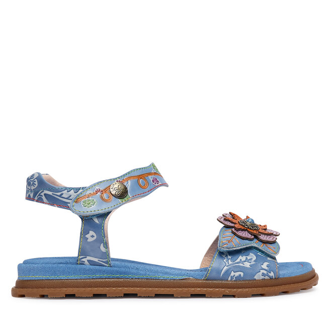 Sandały Laura Vita Brownieo 02 Niebieski - kobiece