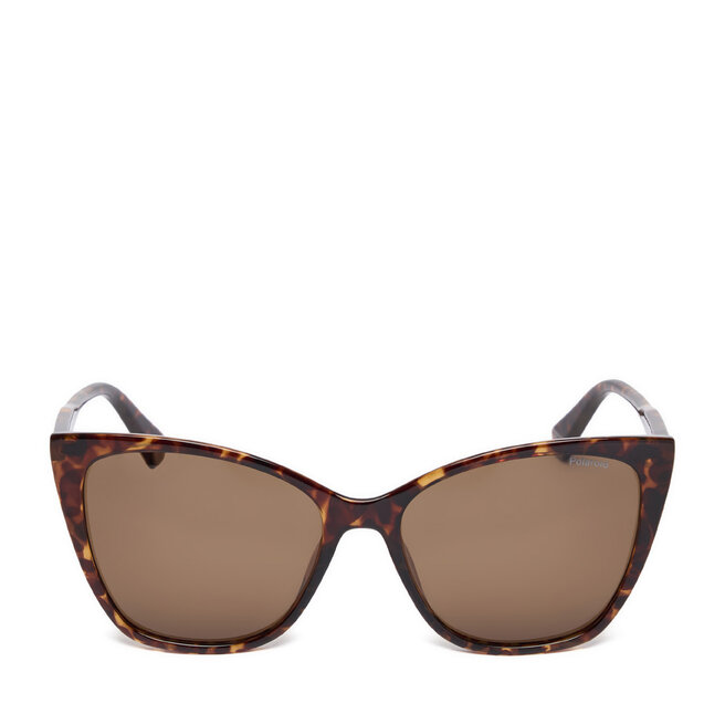 Okulary przeciwsłoneczne Polaroid C PLD 4181/S Brązowy - kobiece