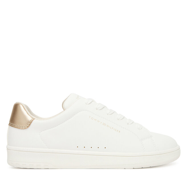 Sneakersy Tommy Hilfiger Low Cut Lace Up Sneaker - D Biały