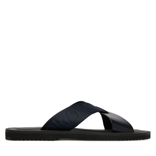 Klapki Emporio Armani X4P124 XN787 MB007 Granatowy -