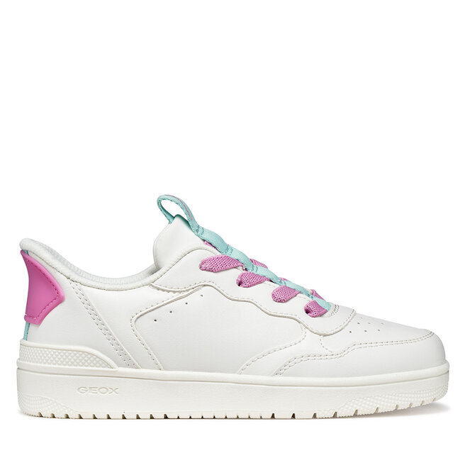 Sneakersy Geox J65NSA 05415 C1364 D 2 Biały - dziewczęce