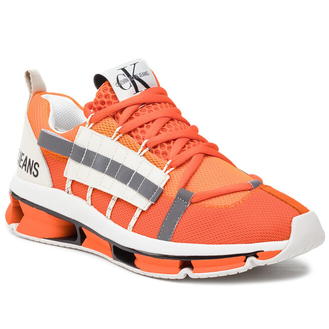 Sneakersy Calvin Klein Jeans Lex S0589 Orange Popsicle eobuv.cz