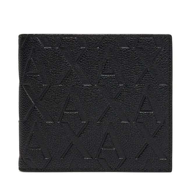 Duży Portfel Męski Armani Exchange XM000167 AF12133 - Czarny
