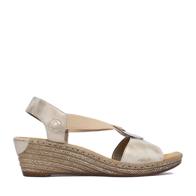 Sandały Rieker CEO-624H6-60 Beżowy - kobiece