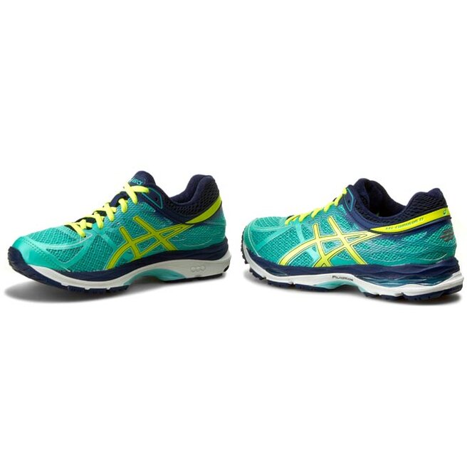 Cip Asics Gel Cumulus 17 T5D8N Aqua Mint Flash Yellow Navy ecipo.hu