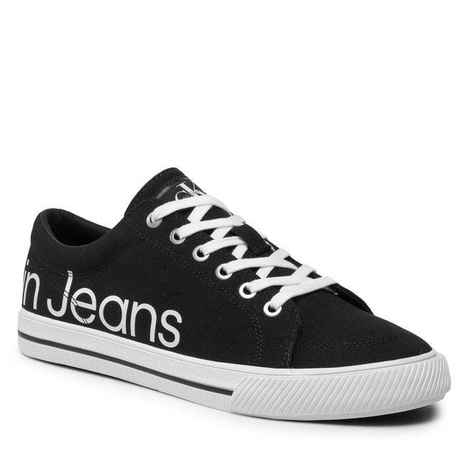 Πάνινα παπούτσια Calvin Klein Jeans Retro Vulcanized-Low 1 YM0YM00307 Black BDS