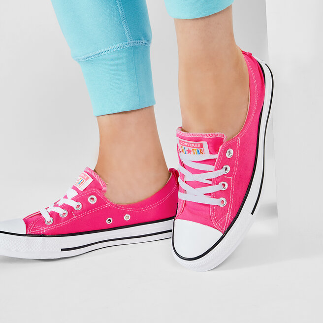 Pink converse slip on shoes Clearance