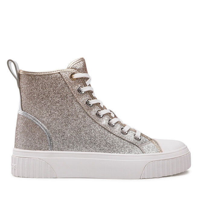 MICHAEL Michael Kors Sneakers aus Stoff MICHAEL Michael Kors Gertie High Top 43S2GTFE6D Silv/Plgold
