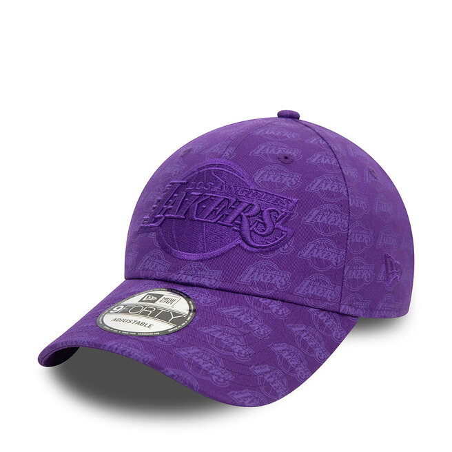 Czapka z daszkiem New Era Team Monogram 9Fort - Fioletowy