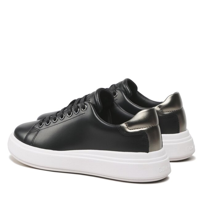 Sneakers Calvin Klein Raised Cupsole Lace Up HW0HW01517 Negru epantofi.ro