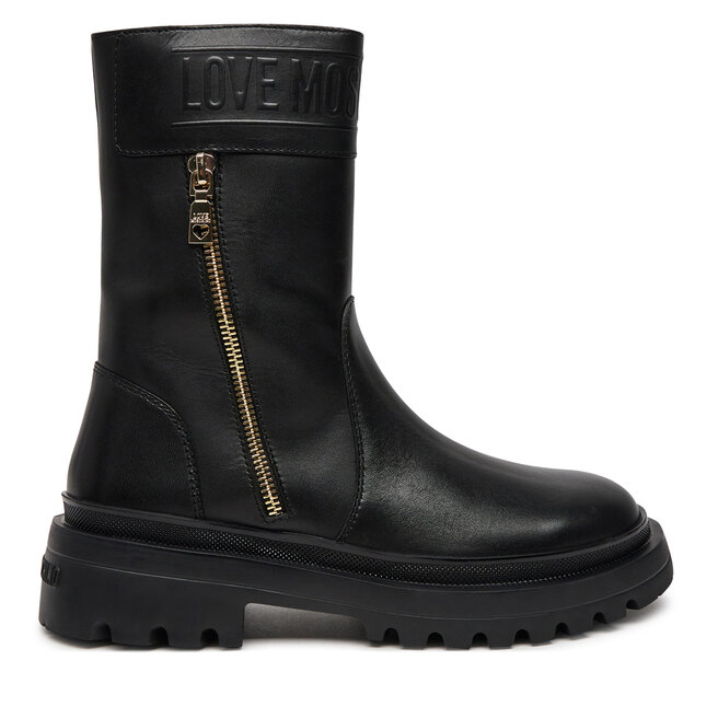 Botki LOVE MOSCHINO - Czarny