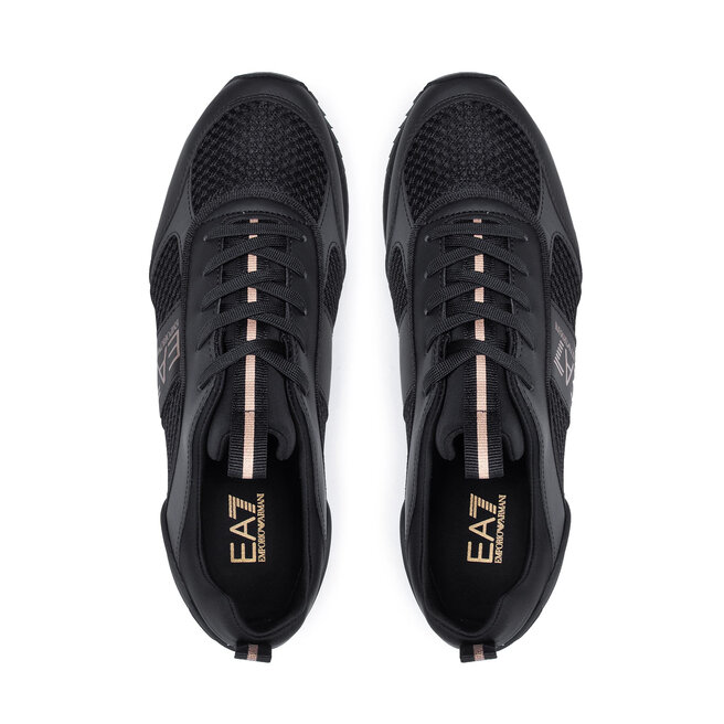 Sneakersy EA7 Emporio Armani X8X027 XK050 M701 Triple Black/Gold | eobuv.cz