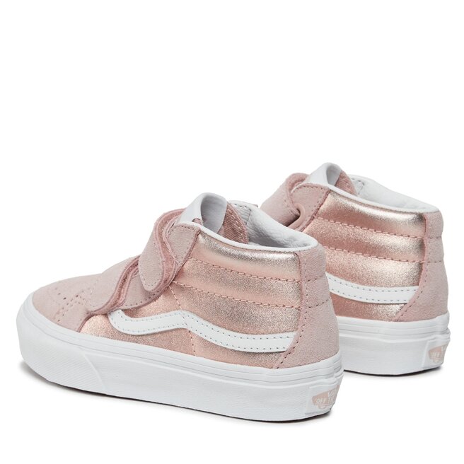 Vans pink discount and gold