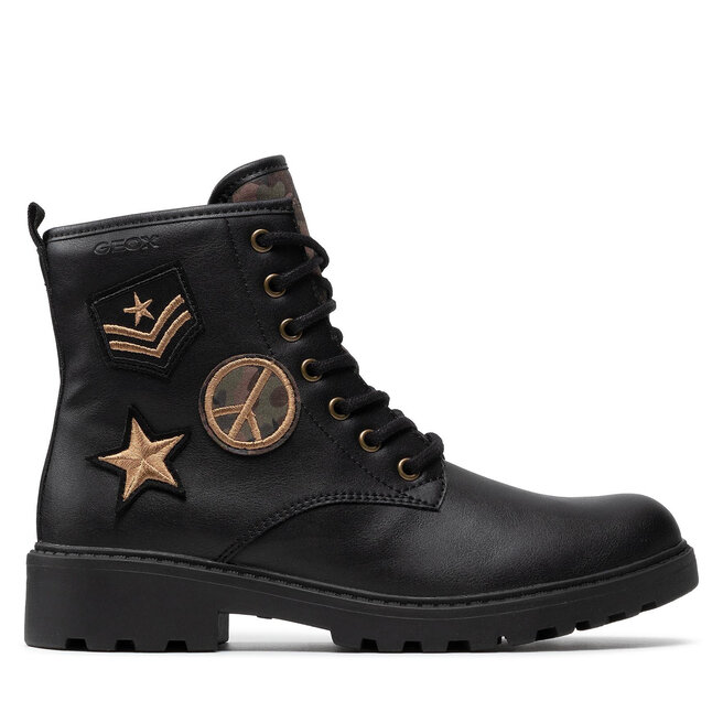 Geox Csizma Geox J Casey G. C J1620C 000BC C9999 S Black