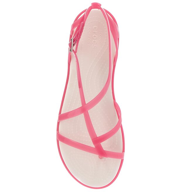 Szand l Crocs Isabella Gladiator Sandal W 204914 Paradise Pink
