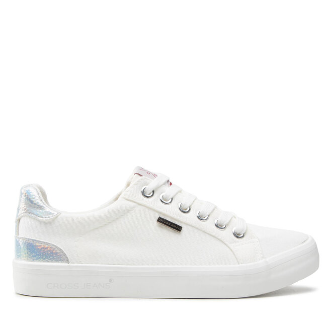 Teniși Cross Jeans JJ2R4038C White/Silver