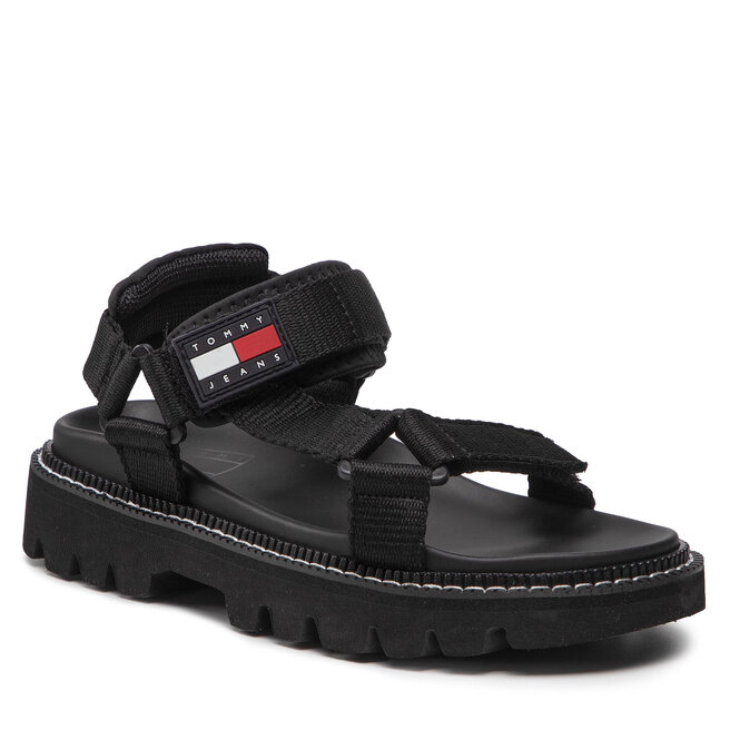 Sandale Tommy Jeans Chunky Sandal EN0EN01836 Black BDS