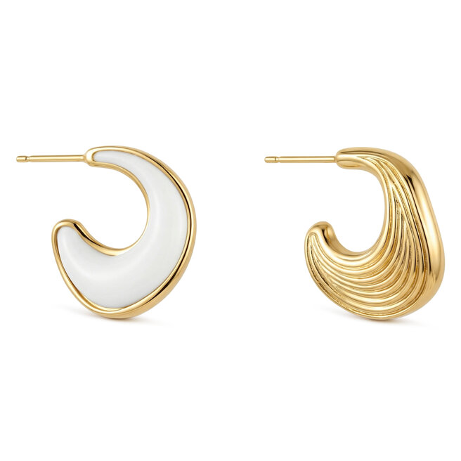 Kolczyki Guess JUBE06 159JW Biały -