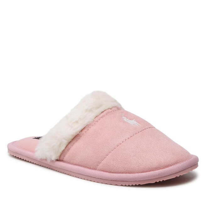 Papuci de casă Polo Ralph Lauren Kelcie RF103595 Light Pink/Crm