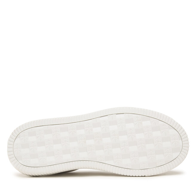 Calvin Klein Jeans Sneakers Calvin Klein Jeans Chunky Cupsole Mono Lth YM0YM00681 Bright White/Cherry Tomato 0K5