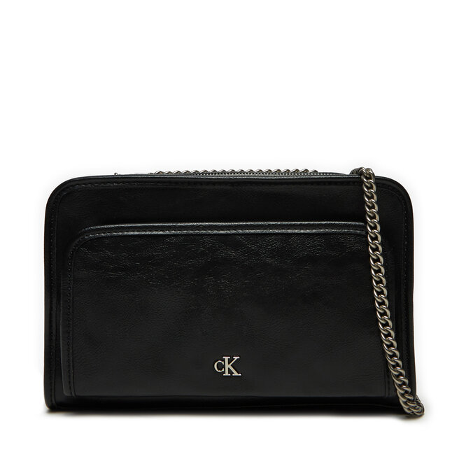 Torebka Calvin Klein Jeans Utility Dbl Zip Camera Bag25 - Czarny