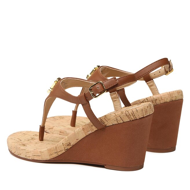 Lauren Ralph Lauren Szandál Lauren Ralph Lauren Jeannie 802898612004 Deep Saddle Tan